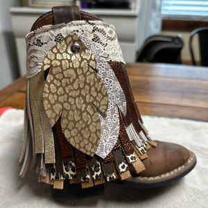 Custom leather boot cover